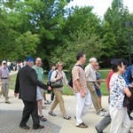 Dean Antczak makes some faculty members laugh